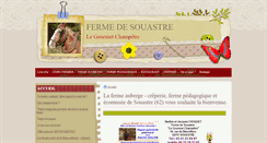 Desktop Screenshot of fermedesouastre.com